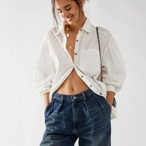 NWOT Free People Happy Hour Top